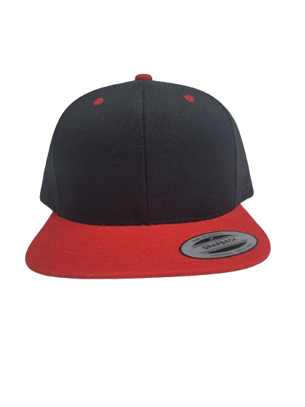 BONÉ FLEX FIT PRETO VERMELHO