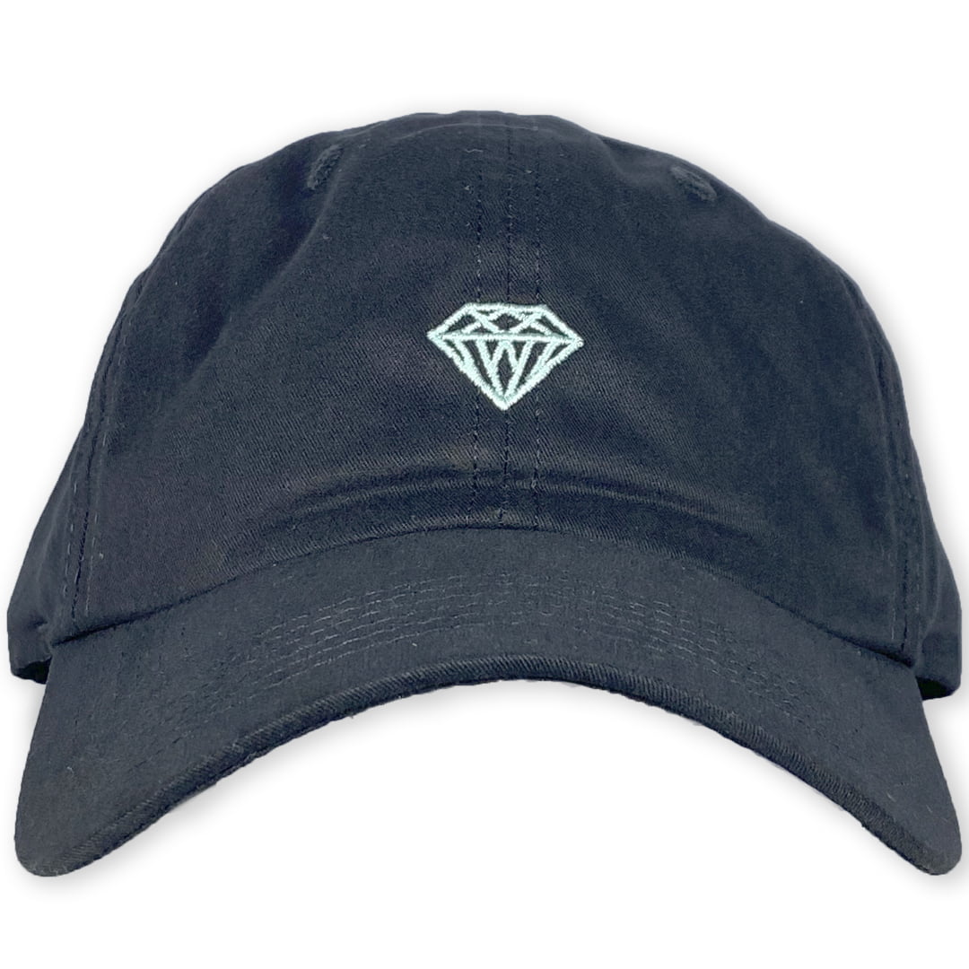 BONÉ DIAMOND MICRO BRILLIANT DAD HAT BLACK