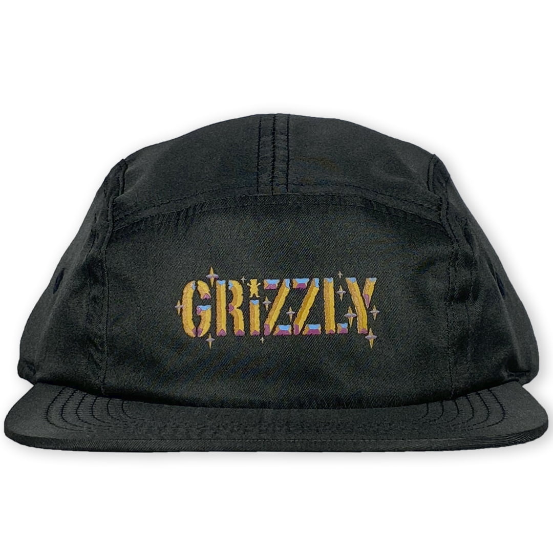BONÉ GRIZZLY BEVELED CAMPER HAT DARK GREY.