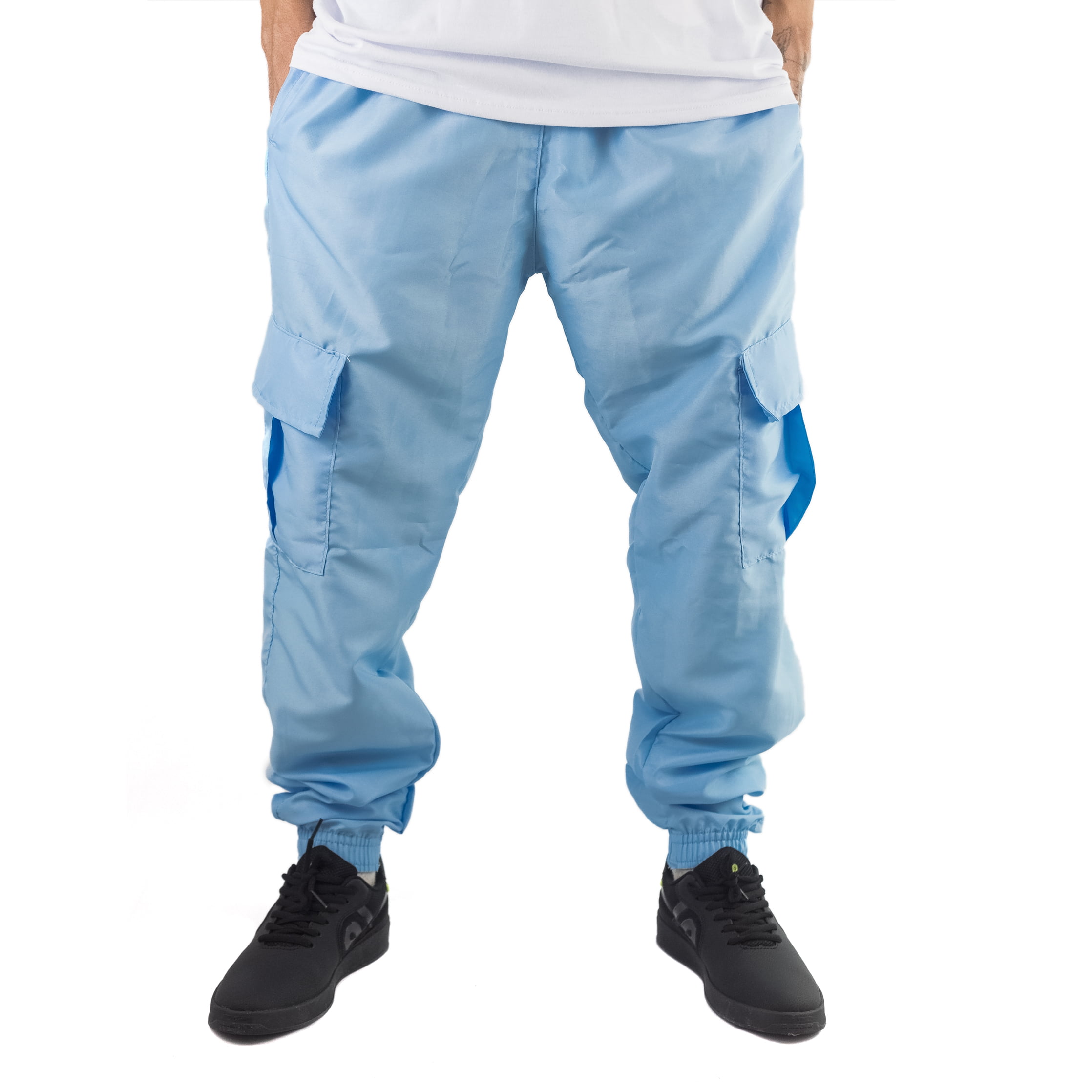 CALÇA OXI TACTEL ELÁSTICO AZUL BEBÊ CARGO