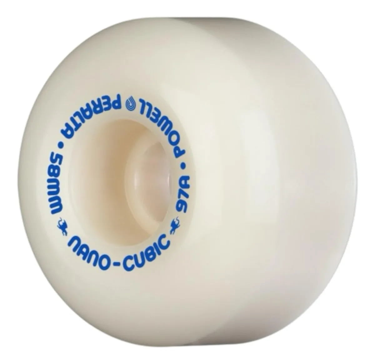 RODA POWELL PERALTA NANO-CUBIC BRANCA 58MM 97A