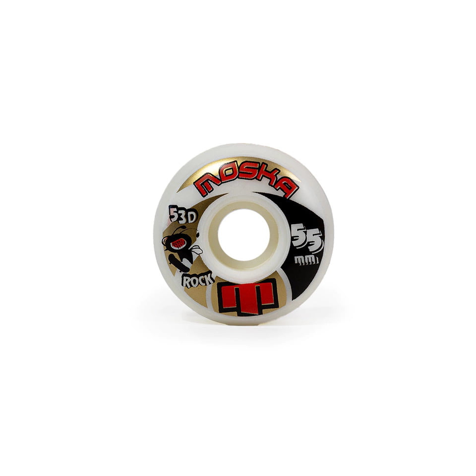 RODA MOSKA ROCK BRANCA 55MM 53D