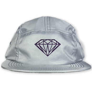 BONÉ DIAMOND BRILLIANT CAMPER HAT ASH (CINZA CLARO).