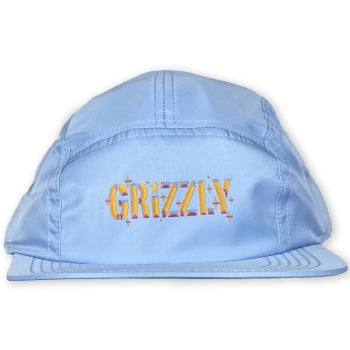 BONÉ GRIZZLY BEVELED CAMPER HAT CAROLINA BLUE