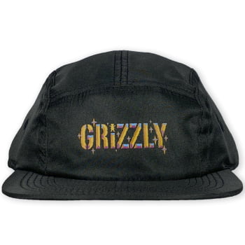 BONÉ GRIZZLY BEVELED CAMPER HAT DARK GREY.
