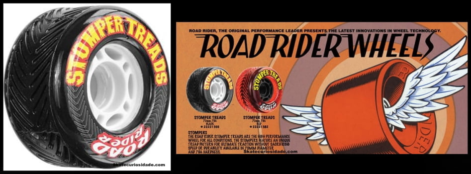 Roda Longboard Santa Cruz Road Rider Stomper Treads Red 70mm 78A
