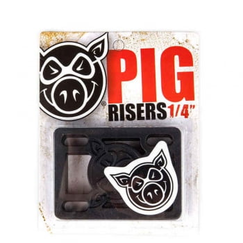 Pads Pig Risers Black 1/4"