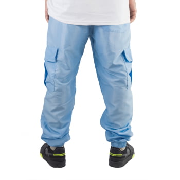 CALÇA OXI TACTEL ELÁSTICO AZUL BEBÊ CARGO