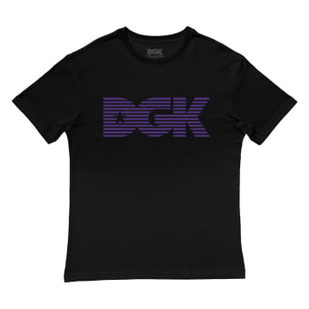 Camiseta Dgk Levels Preta/Roxo