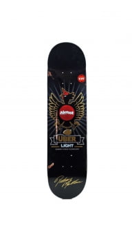 Shape Drop Dead Marfim Fire Black - Oxi Skateboards