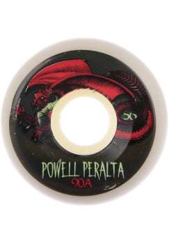 RODA POWELL PERALTA OVAL DRAGON BRANCA 56MM 90A