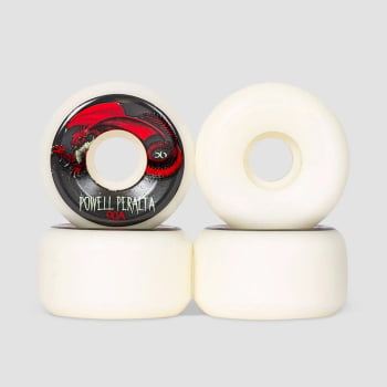 RODA POWELL PERALTA OVAL DRAGON BRANCA 56MM 90A