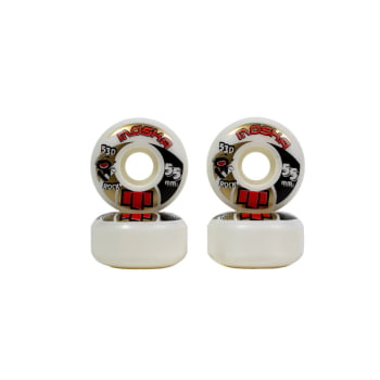 RODA MOSKA ROCK BRANCA 55MM 53D
